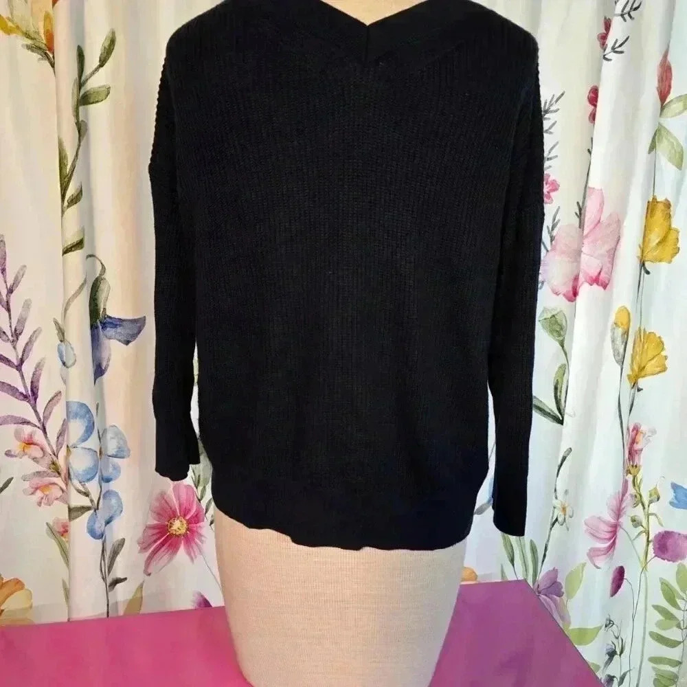 Banana Republic Women's Luxe Yarn Boyfriend Cardigan Dark Navy Blue Size Small - Picture 3 of 9